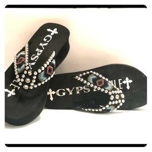 Gypsy souls flip flops